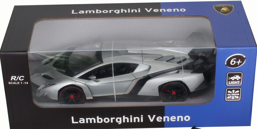 Радиоуправляем Модел 1:14 – R/C Lamborghini Veneno с Отварящи Врати, 45×19.5×17 см